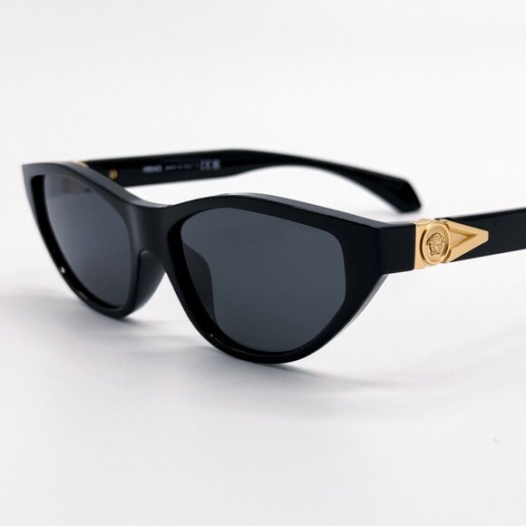 NEW VE4491U GB1/87 VERSACE WOMEN SUNGLASSES BLACK - Picture 4 of 8